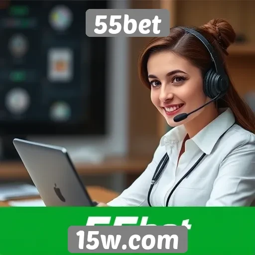 Como funciona o suporte ao cliente na 55bet